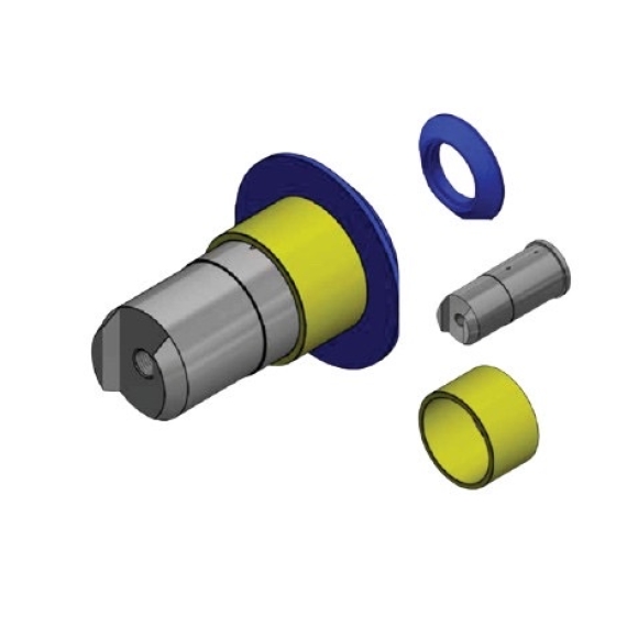 Bộ chốt pin thép D150 và con lăn đồng thau